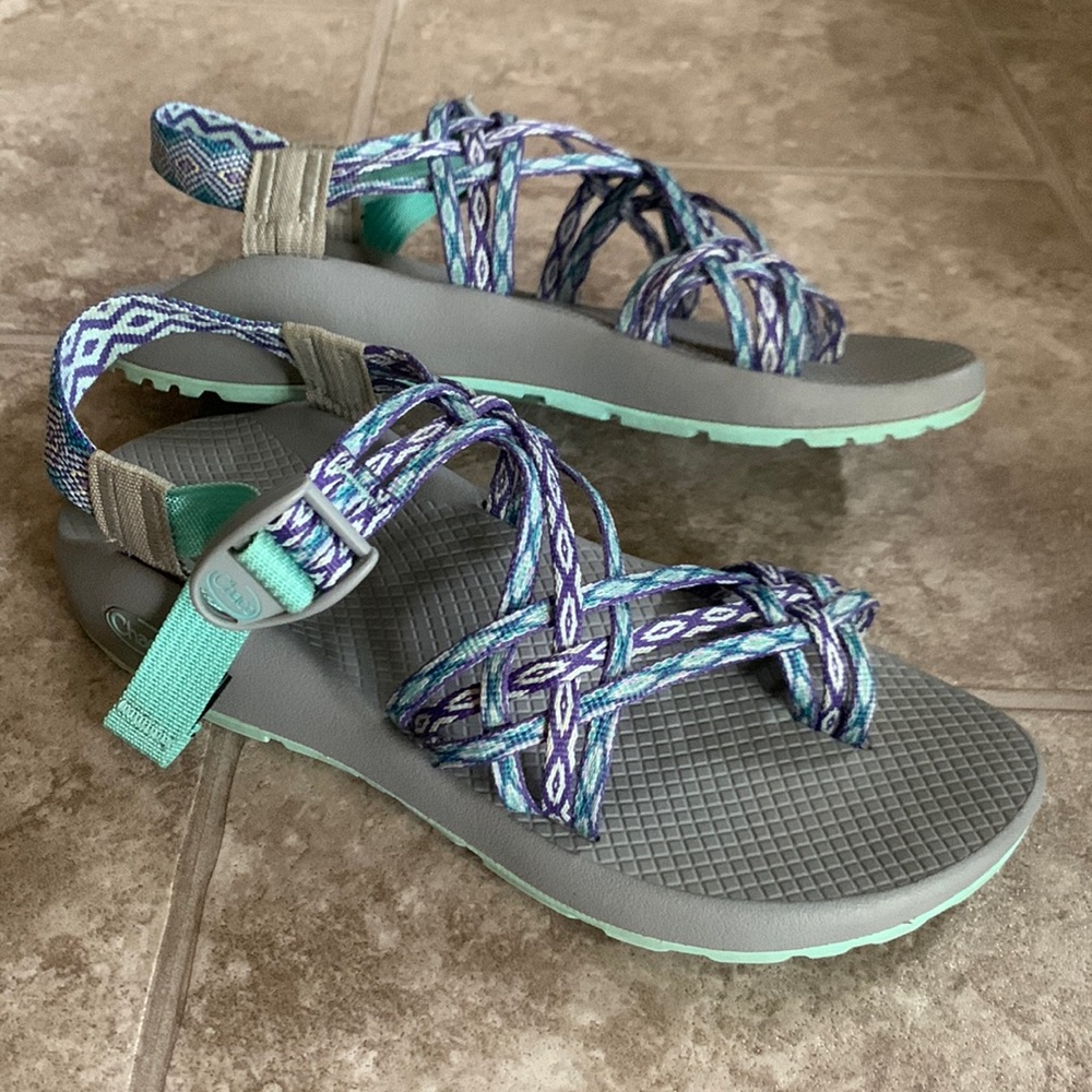 COPY - Chaco Women’s ZX/3 Size 9 (Teal and Purple)